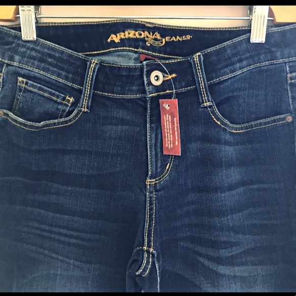 Arizona Jean Co NEW WITH TAGS Capri Jeans Size 7 - Picture 6 of 6